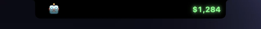 Closed notch showing today’s revenue